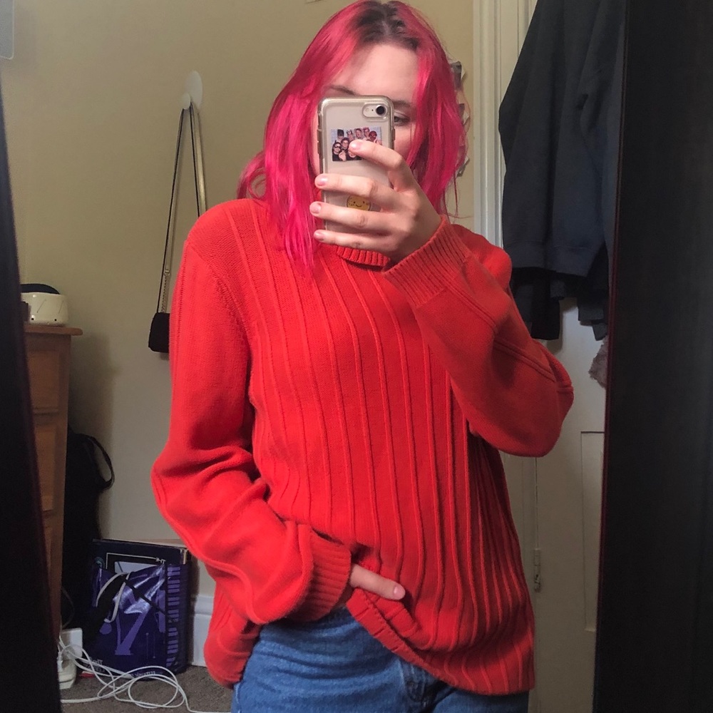 Big comfy fall sweater!